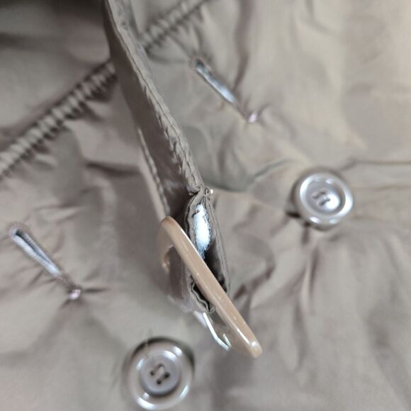 Vintage Bromleigh 14 Brown/bronze Trench Long Coat Jacket Belted Lightweight‎ - Picture 10 of 16